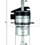 Filter za gorivo MAHLE KL 238