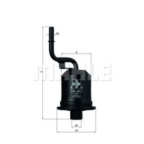 Filter za gorivo MAHLE KL 246