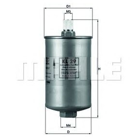 Filter goriva MAHLE KL 29