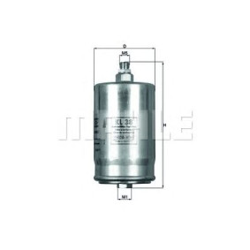 Filter za gorivo MAHLE KL 38