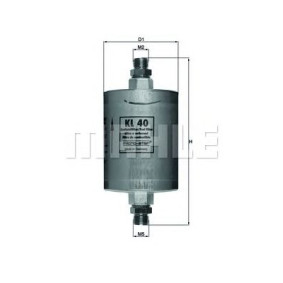 Filter za gorivo MAHLE KL 40