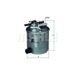 Filter za gorivo MAHLE KL 404/16