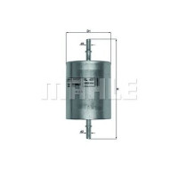 Filter goriva MAHLE KL 409