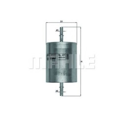 Filter za gorivo MAHLE KL 409