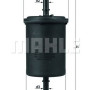 Filter za gorivo MAHLE KL 416/1