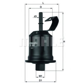 Filter za gorivo MAHLE KL 434