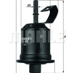 Filter goriva MAHLE KL 434