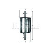Filter goriva MAHLE KL 470