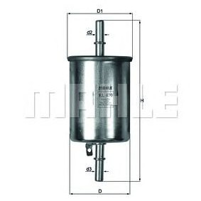 Filter goriva MAHLE KL 470