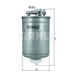 Filter za gorivo MAHLE KL 476D
