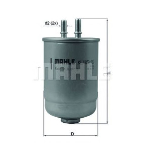 Filter za gorivo MAHLE KL 485/16D