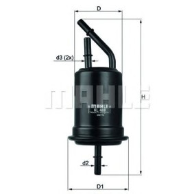 Filter za gorivo MAHLE KL 488