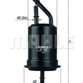 Filter goriva MAHLE KL 488