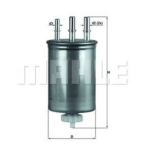 Filter goriva MAHLE KL 505