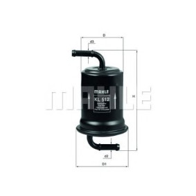 Filter za gorivo MAHLE KL 512