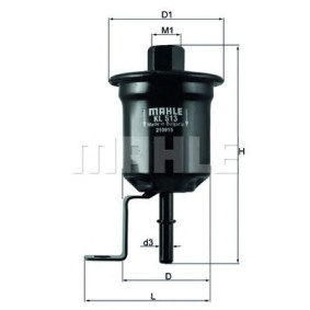 Filter za gorivo MAHLE KL 513