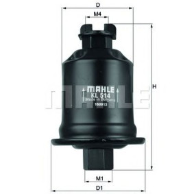 Filter za gorivo MAHLE KL 514