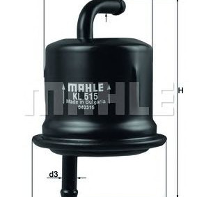 Filter goriva MAHLE KL 515