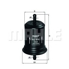 Filter goriva MAHLE KL 518