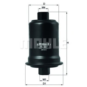 Filter za gorivo MAHLE KL 522