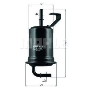 Filter za gorivo MAHLE KL 536