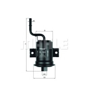 Filter za gorivo MAHLE KL 563