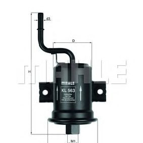 Filter goriva MAHLE KL 563