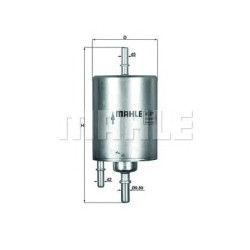 Filter za gorivo MAHLE KL 571