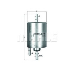 Filter za gorivo MAHLE KL 571