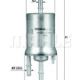 Filter za gorivo MAHLE KL 572