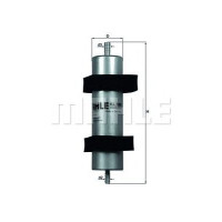 Filter goriva MAHLE KL 596