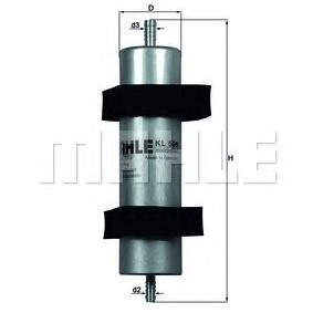 Filter za gorivo MAHLE KL 596
