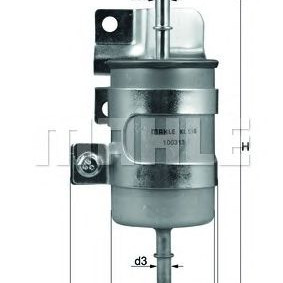 Filter goriva MAHLE KL 598