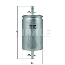 Filter za gorivo MAHLE KL 60