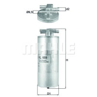 Filter goriva MAHLE KL 659