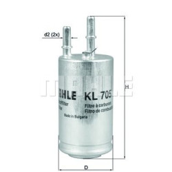 Filter za gorivo MAHLE KL 705