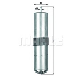 Filter za gorivo MAHLE KL 763D