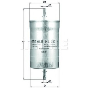 Filter za gorivo MAHLE KL 767