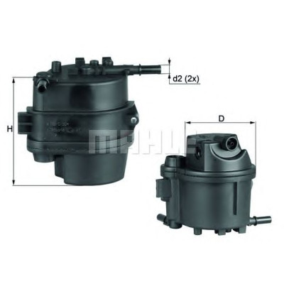 Filter za gorivo MAHLE KL 777D