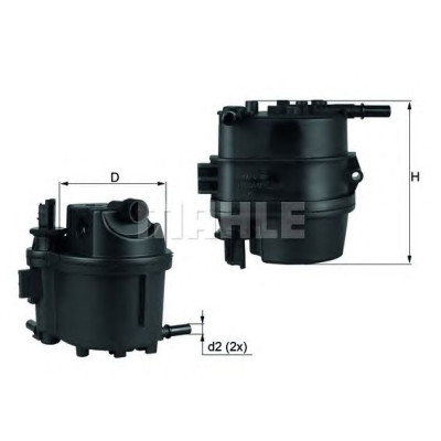 Filter za gorivo MAHLE KL 779