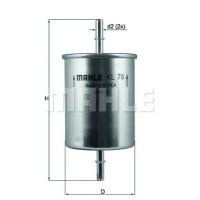 Filter goriva MAHLE KL 79