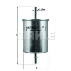 Filter za gorivo MAHLE KL 79