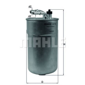 Filter za gorivo MAHLE KL 792