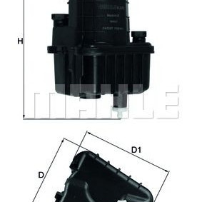 Filter goriva MAHLE KL 832D
