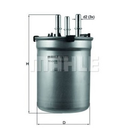 Filter za gorivo MAHLE KL 838