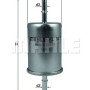 Filter za gorivo MAHLE KL 84