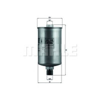 Filter goriva MAHLE KL 88