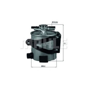 Filter za gorivo MAHLE KLH 44/17