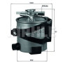 Filter za gorivo MAHLE KLH 44/22