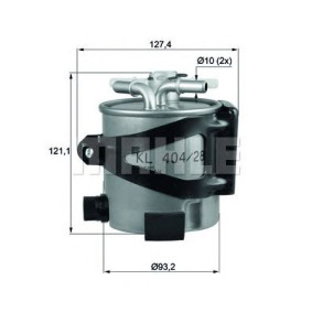 Filter za gorivo MAHLE KLH 44/25